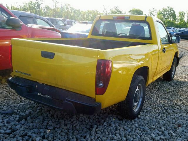 1GCCSBF94C8152720 - 2012 CHEVROLET COLORADO YELLOW photo 4