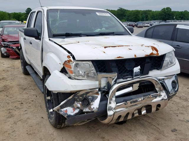 1N6AD0EV0AC445137 - 2010 NISSAN FRONTIER C WHITE photo 1