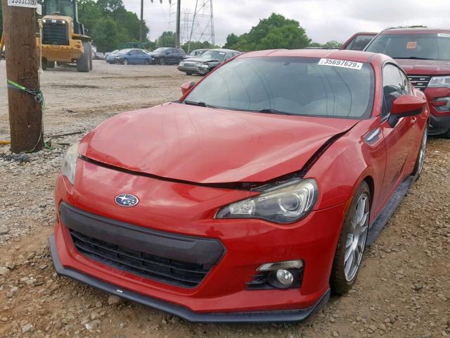 JF1ZCAC19D2606633 - 2013 SUBARU BRZ 2.0 LI RED photo 2