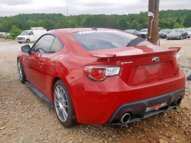 JF1ZCAC19D2606633 - 2013 SUBARU BRZ 2.0 LI RED photo 3