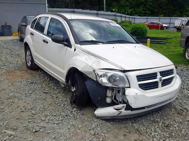 1B3HB28B98D586461 - 2008 DODGE CALIBER WHITE photo 1