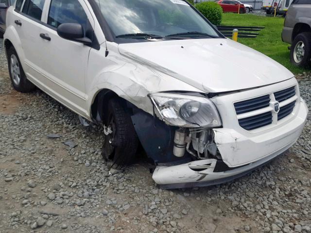 1B3HB28B98D586461 - 2008 DODGE CALIBER WHITE photo 9