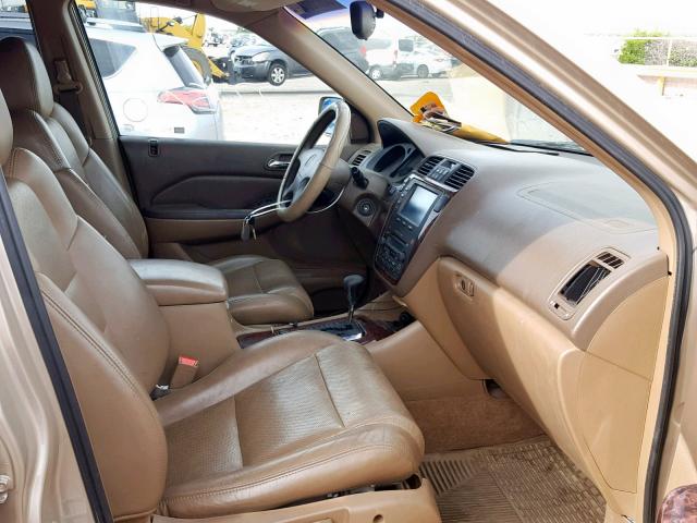 2HNYD18692H504898 - 2002 ACURA MDX TOURIN GOLD photo 5