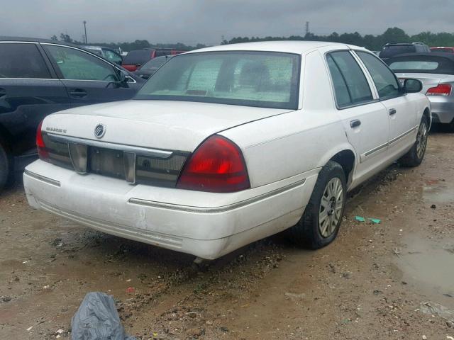 2MEFM74VX6X646295 - 2006 MERCURY GRAND MARQ WHITE photo 4