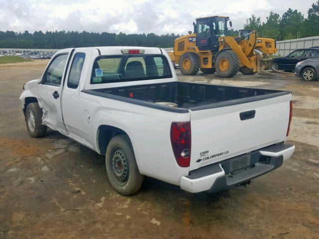 1GCCS199988138048 - 2008 CHEVROLET COLORADO WHITE photo 3