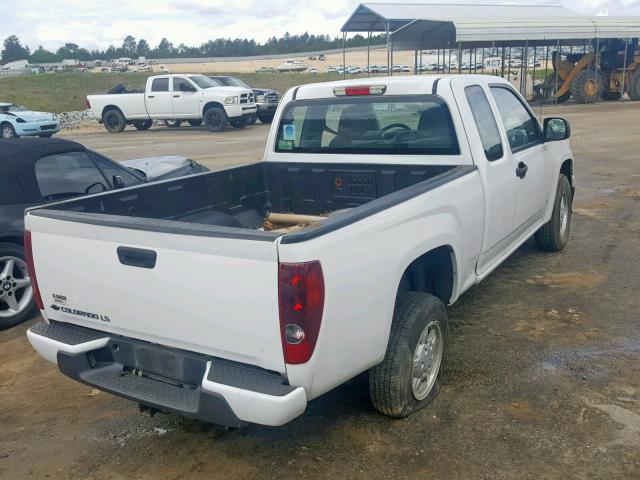 1GCCS199988138048 - 2008 CHEVROLET COLORADO WHITE photo 4