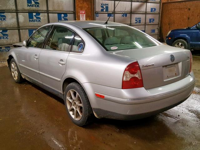 WVWTH63B53P441446 - 2003 VOLKSWAGEN PASSAT GLX 银色 照片 3