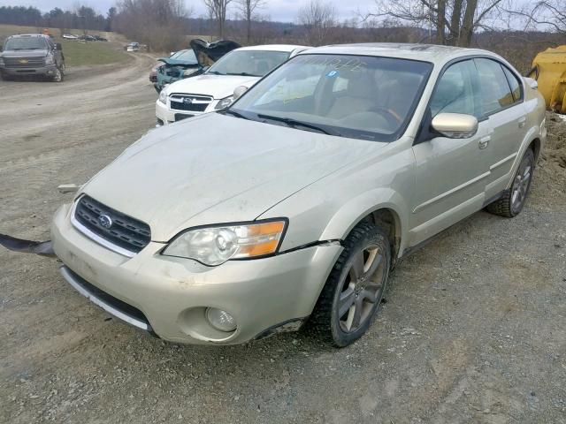 4S4BL86C964203501 - 2006 SUBARU LEGACY OUT TAN photo 2