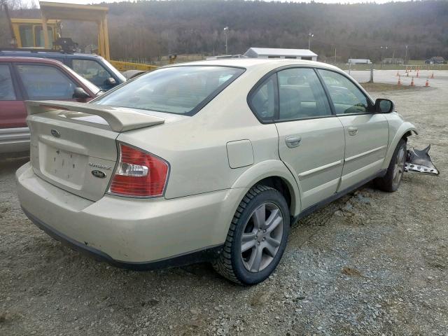 4S4BL86C964203501 - 2006 SUBARU LEGACY OUT TAN photo 4