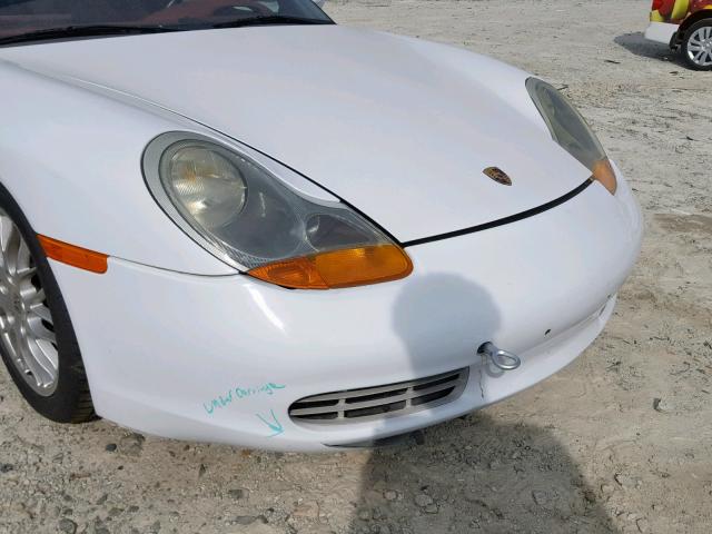 WP0CA2986WU623512 - 1998 PORSCHE BOXSTER WHITE photo 9