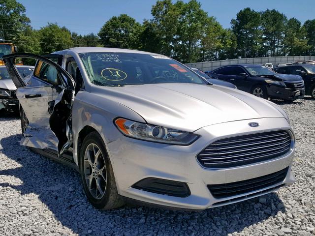 1FA6P0G71E5352478 - 2014 FORD FUSION S SILVER photo 1