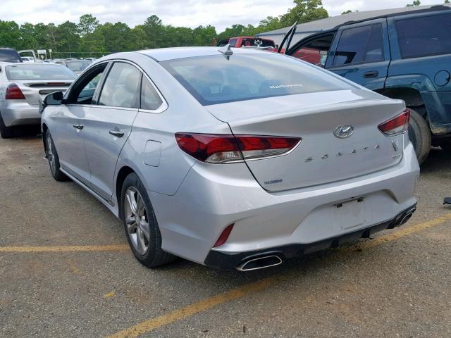 5NPE34AF4JH641678 - 2018 HYUNDAI SONATA SPO SILVER photo 3