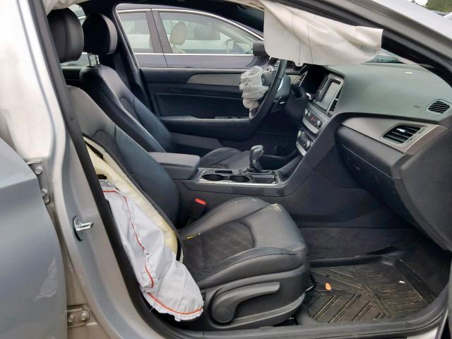 5NPE34AF4JH641678 - 2018 HYUNDAI SONATA SPO SILVER photo 5