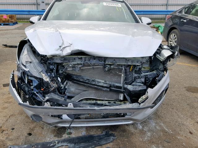 5NPE34AF4JH641678 - 2018 HYUNDAI SONATA SPO SILVER photo 9