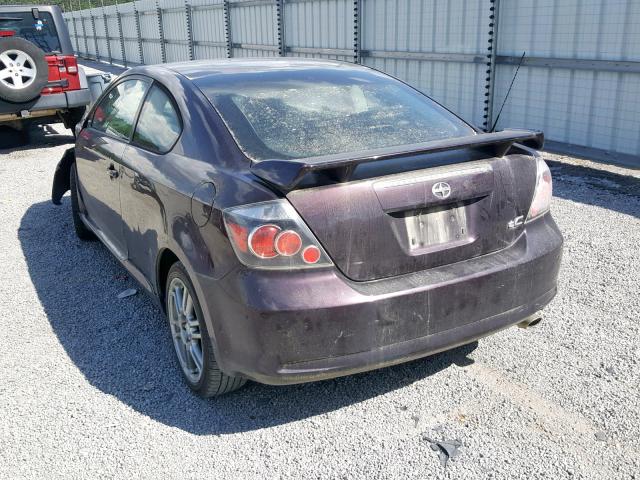 JTKDE167990291262 - 2009 TOYOTA SCION TC ბურგუნდია ფოტო 3