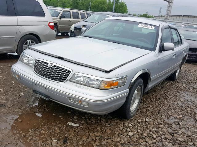 2MELM75W5VX609518 - 1997 MERCURY GRAND MARQ SILVER photo 2