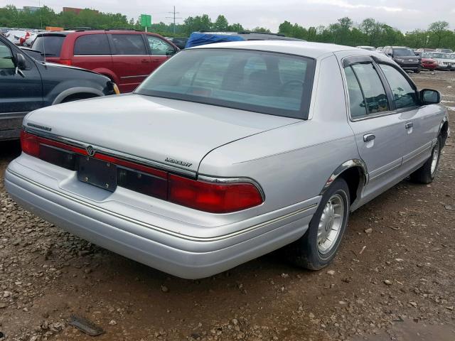 2MELM75W5VX609518 - 1997 MERCURY GRAND MARQ SILVER photo 4