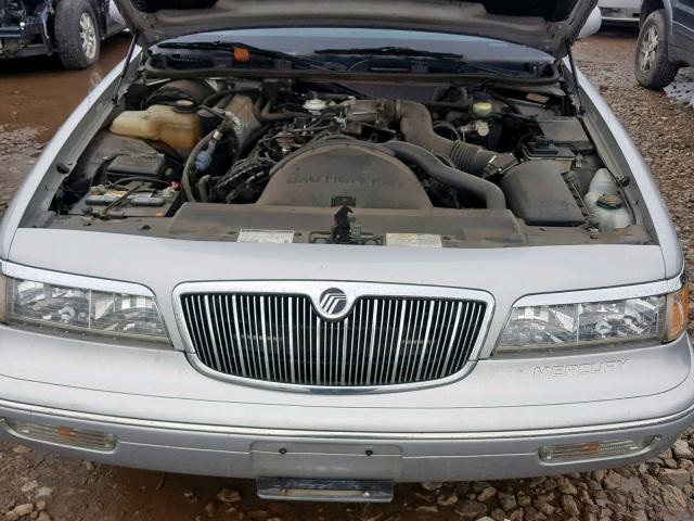 2MELM75W5VX609518 - 1997 MERCURY GRAND MARQ SILVER photo 7