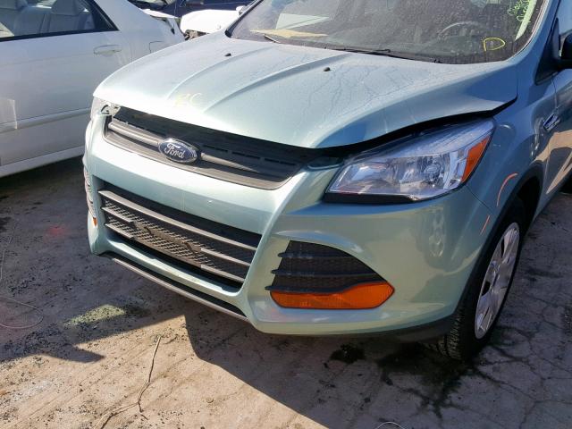 1FMCU0F73DUC86877 - 2013 FORD ESCAPE S BLUE photo 9