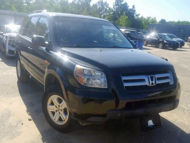 5FNYF18268B025785 - 2008 HONDA PILOT VP BLACK photo 1