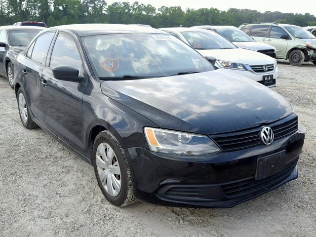 3VW2K7AJ8BM090255 - 2011 VOLKSWAGEN JETTA BASE BLACK photo 1