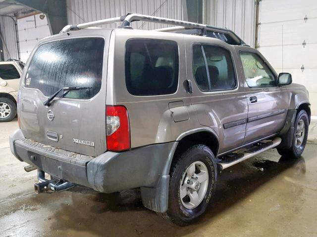 5N1ED28Y74C644210 - 2004 NISSAN XTERRA XE BEIGE photo 4