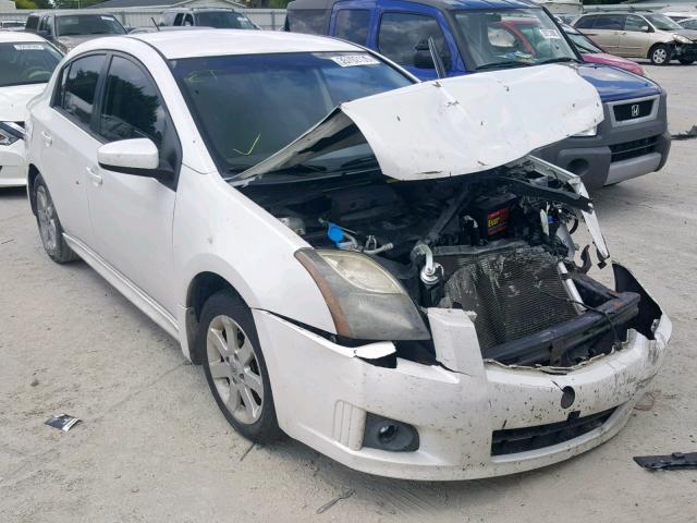 3N1AB6AP2CL763337 - 2012 NISSAN SENTRA 2.0 WHITE photo 1