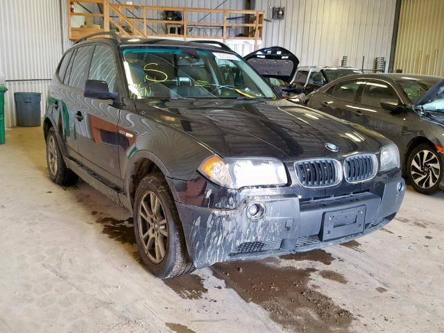 WBXPA73425WC49719 - 2005 BMW X3 2.5I BLACK photo 1