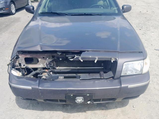 2MEFM74V87X605990 - 2007 MERCURY GRAND MARQ GRAY photo 7