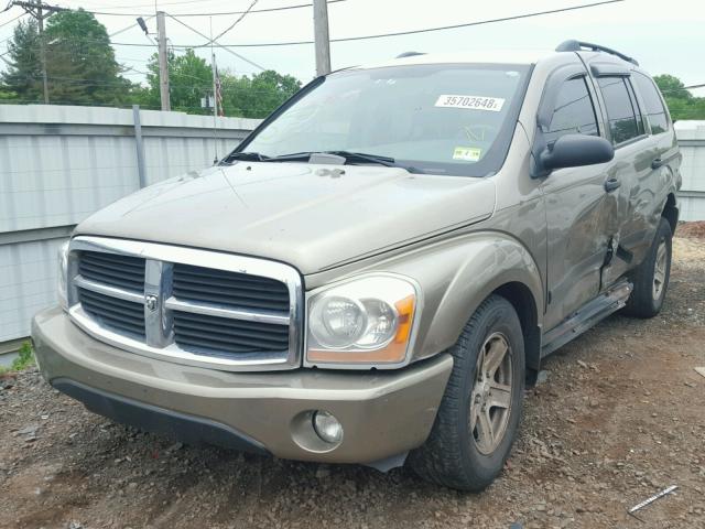 1D4HB48N66F191078 - 2006 DODGE DURANGO SL TAN photo 2