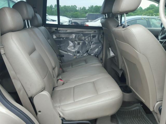 1D4HB48N66F191078 - 2006 DODGE DURANGO SL TAN photo 6