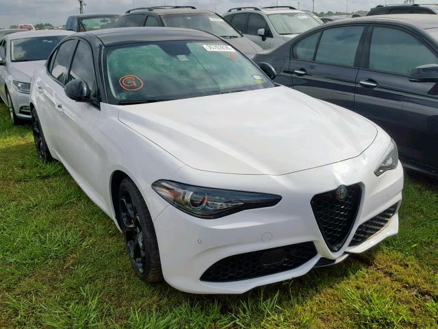 ZARFAECN8J7568250 - 2018 ALFA ROMEO GIULIA TI WHITE photo 1