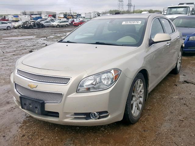 1G1ZE5E72BF216646 - 2011 CHEVROLET MALIBU LTZ BEIGE photo 2