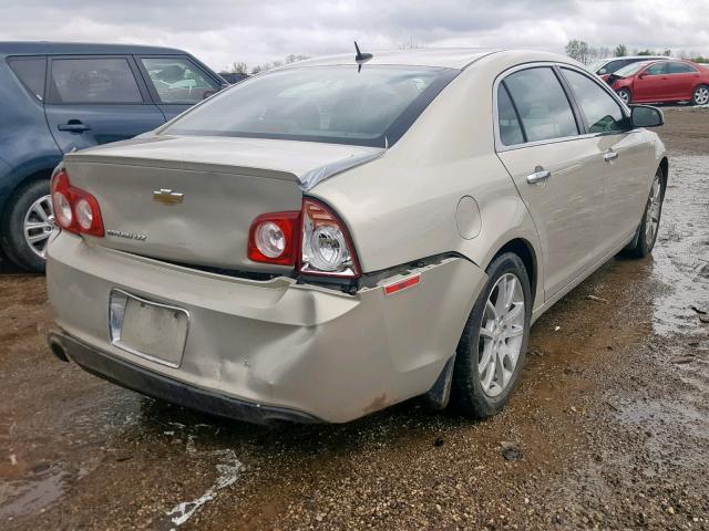 1G1ZE5E72BF216646 - 2011 CHEVROLET MALIBU LTZ BEIGE photo 4