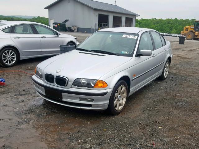 WBAAV33481EE79844 - 2001 BMW 325 I SILVER photo 2