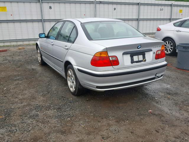 WBAAV33481EE79844 - 2001 BMW 325 I SILVER photo 3