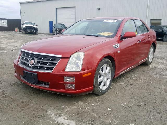 1G6DC67A780195409 - 2008 CADILLAC STS RED photo 2