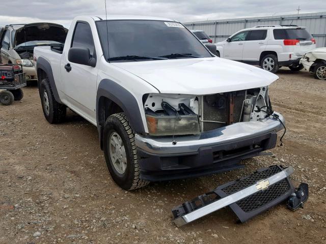 1GCDT146168249298 - 2006 CHEVROLET COLORADO WHITE photo 1