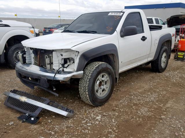 1GCDT146168249298 - 2006 CHEVROLET COLORADO WHITE photo 2