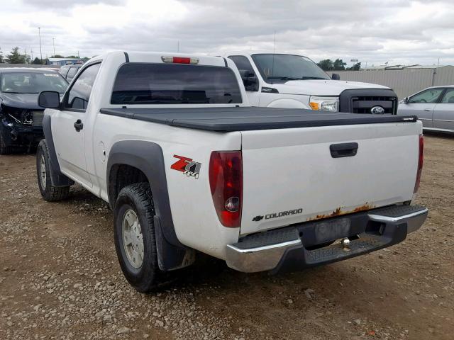 1GCDT146168249298 - 2006 CHEVROLET COLORADO WHITE photo 3