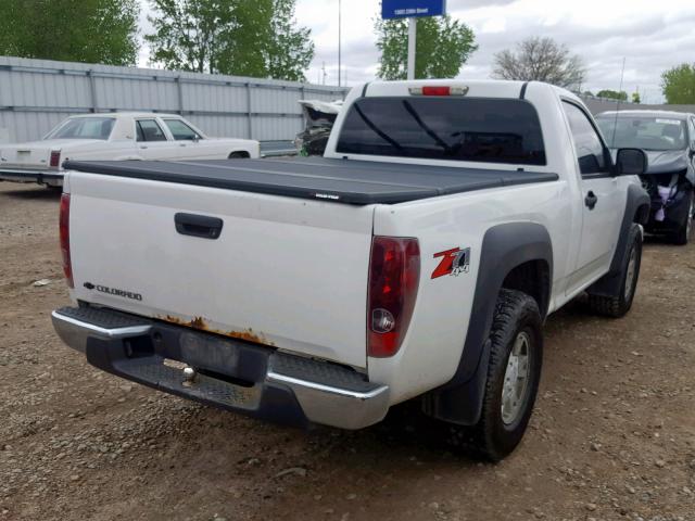 1GCDT146168249298 - 2006 CHEVROLET COLORADO WHITE photo 4