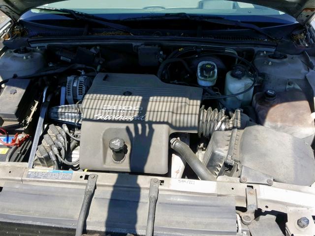 1G4CU541154100430 - 2005 BUICK PARK AVENU SILVER photo 7