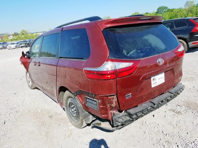 5TDKZ3DC1HS818186 - 2017 TOYOTA SIENNA LE  photo 3