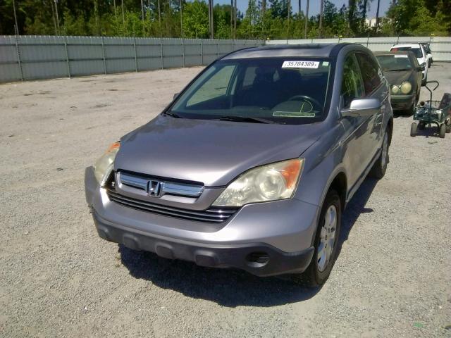 JHLRE38797C006449 - 2007 HONDA CR-V EXL SILVER photo 2