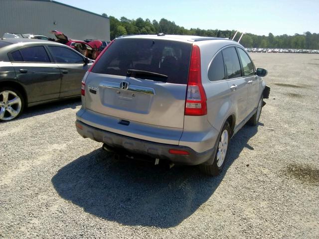 JHLRE38797C006449 - 2007 HONDA CR-V EXL SILVER photo 4