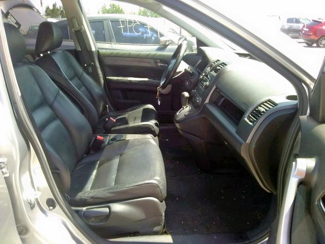 JHLRE38797C006449 - 2007 HONDA CR-V EXL SILVER photo 5