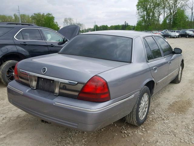 2MEFM75V16X622076 - 2006 MERCURY GRAND MARQ GRAY photo 4