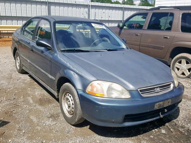 2HGEJ6520TH501147 - 1996 HONDA CIVIC DX BLUE photo 1