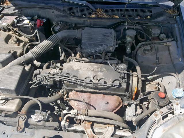 2HGEJ6520TH501147 - 1996 HONDA CIVIC DX BLUE photo 7