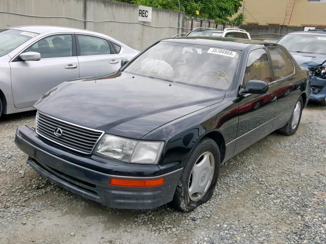 JT8BH28F8V0095421 - 1997 LEXUS LS 400 BLACK photo 2